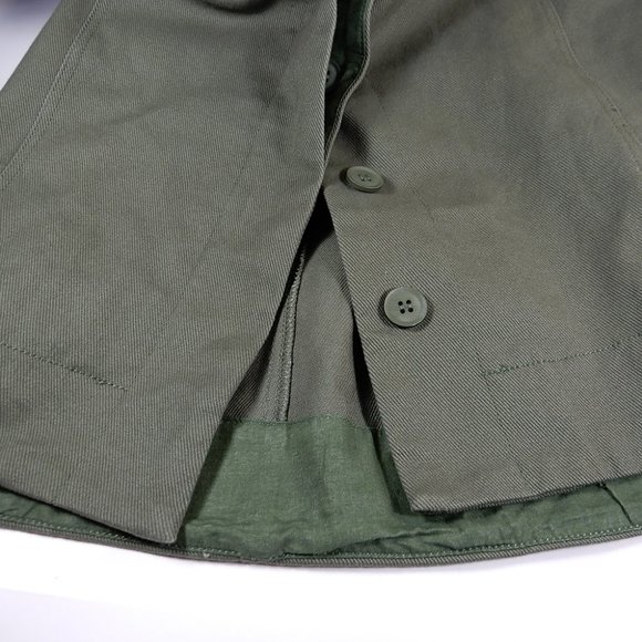 NICHOLAS Ashton Belted Drill Mini DRESS Size 6 Moss Green Twill Cotton NEW - Picture 9 of 10
